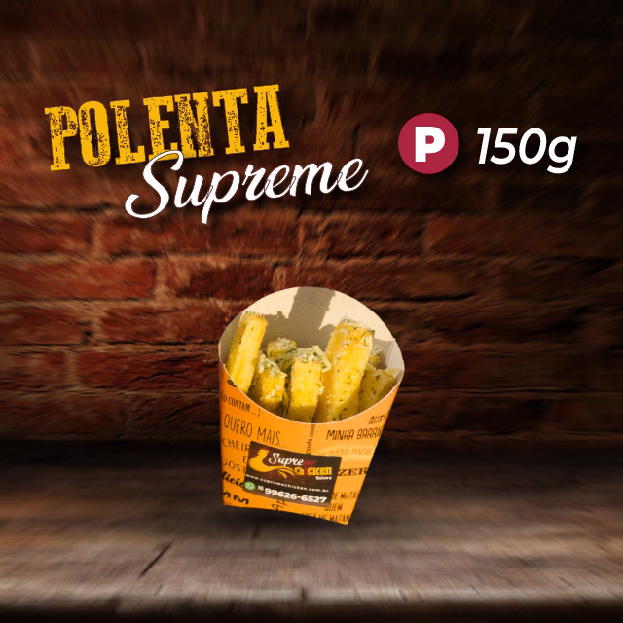 Foto do produto Polenta Frita Gourmet P 150g